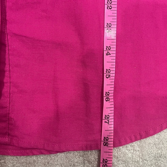 [L]VTG Wrangler Women Western Pink Floral Concho Tassel Cowgirl Button Shirt - Picture 4 of 6